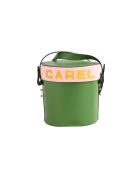 Grüne Schultertasche aus Leder - 28x16x20 cm - Sehr guter Zustand