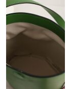 Grüne Schultertasche aus Leder - 28x16x20 cm - Sehr guter Zustand