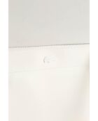 Pochette in pelle bianca - 28x5x22 cm - Ottime condizioni