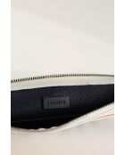 Pochette in pelle bianca - 28x5x22 cm - Ottime condizioni