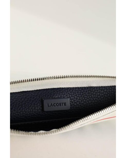 Pochette in pelle bianca - 28x5x22 cm - Ottime condizioni