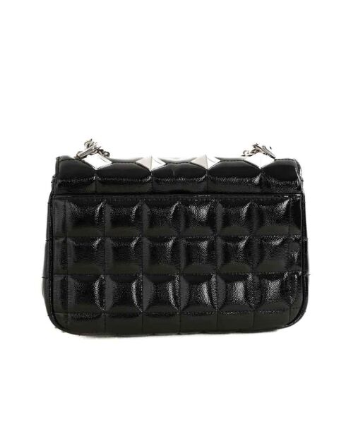 Minibolso de piel negra - 24x8x16 cm - Muy buen estado