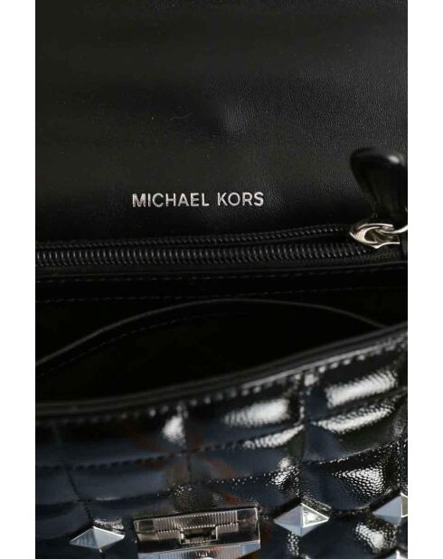 Minibolso de piel negra - 24x8x16 cm - Muy buen estado