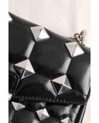 Schwarze Mini-Tasche aus Leder - 24x8x16 cm - Sehr guter Zustand