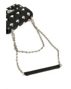 Schwarze Mini-Tasche aus Leder - 24x8x16 cm - Sehr guter Zustand