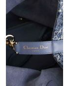 Borsa in tweed blu - 33x17x22 cm - Ottime condizioni