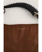 Braune Tragetasche aus Leder - 50x33 cm - Sehr guter Zustand