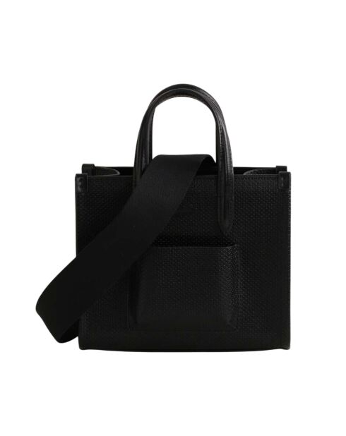 Borsa a tracolla in pelle nera - 20x9x18 cm - Ottime condizioni