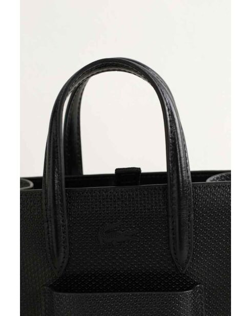Borsa a tracolla in pelle nera - 20x9x18 cm - Ottime condizioni