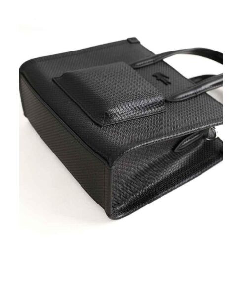 Borsa a tracolla in pelle nera - 20x9x18 cm - Ottime condizioni