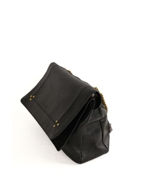 Schwarze Schultertasche aus Leder - 29,5x9x22 cm - Sehr guter Zustand