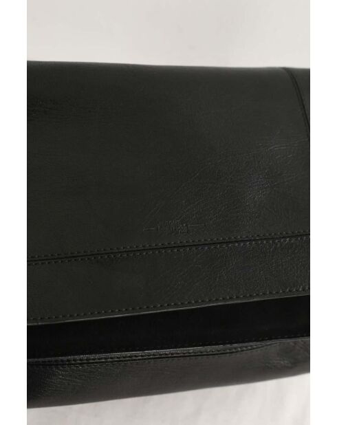 Schwarze Schultertasche aus Leder - 29,5x9x22 cm - Sehr guter Zustand