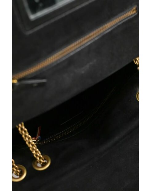 Schwarze Schultertasche aus Leder - 29,5x9x22 cm - Sehr guter Zustand