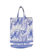 Blauwe katoenen draagtas - 40x36 cm - Zeer goede staat