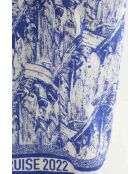 Blauwe katoenen draagtas - 40x36 cm - Zeer goede staat