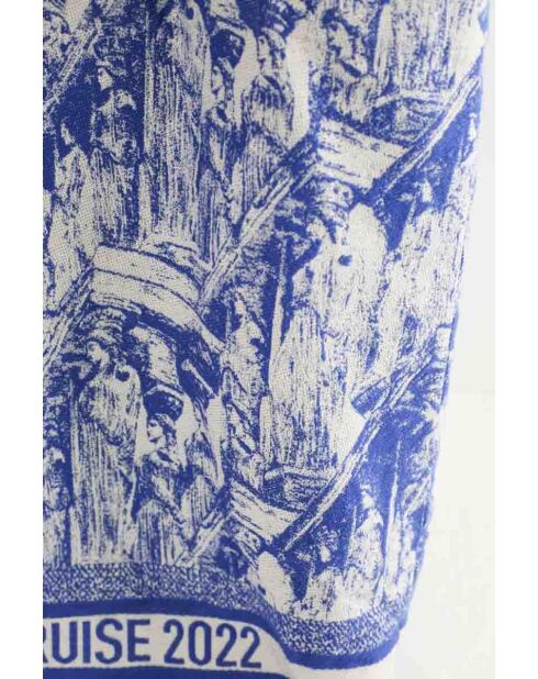 Bolsa de algodón azul - 40x36 cm - Muy buen estado