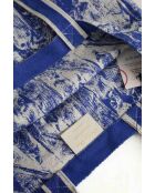 Blauwe katoenen draagtas - 40x36 cm - Zeer goede staat