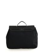 Bolsa de tela negra - 39x13x37 cm - Buen estado