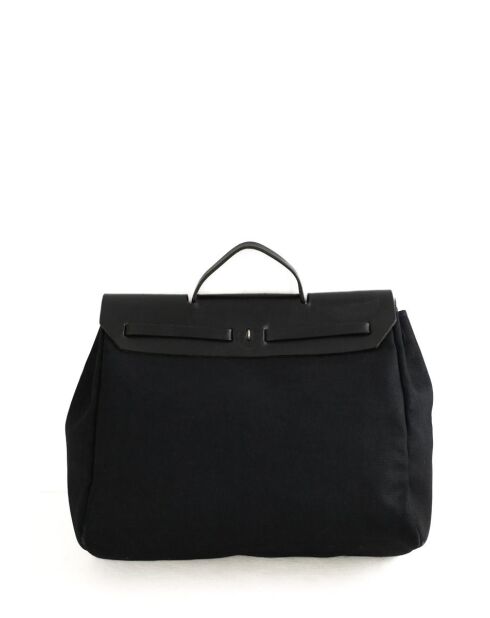 Bolsa de tela negra - 39x13x37 cm - Buen estado