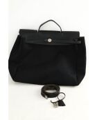 Bolsa de tela negra - 39x13x37 cm - Buen estado