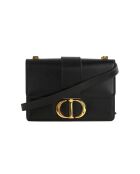 Borsa a tracolla in pelle nera - 25x8x19 cm - Buone condizioni