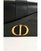 Borsa a tracolla in pelle nera - 25x8x19 cm - Buone condizioni