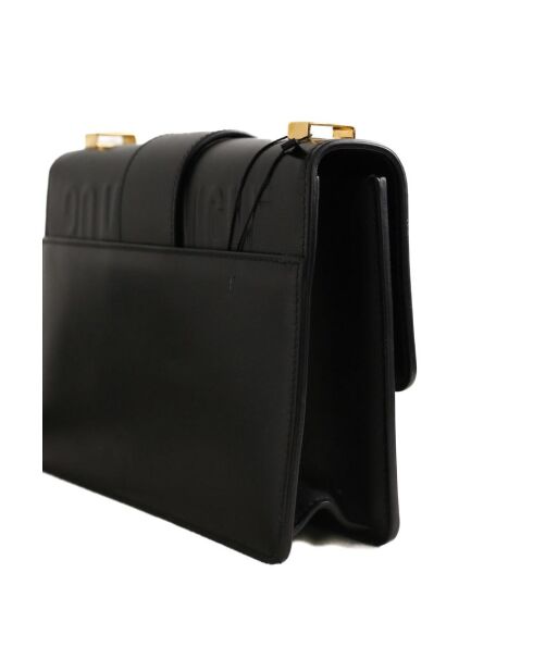 Borsa a tracolla in pelle nera - 25x8x19 cm - Buone condizioni