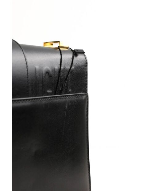 Borsa a tracolla in pelle nera - 25x8x19 cm - Buone condizioni