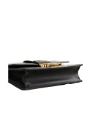 Borsa a tracolla in pelle nera - 25x8x19 cm - Buone condizioni