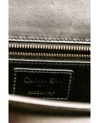 Borsa a tracolla in pelle nera - 25x8x19 cm - Buone condizioni