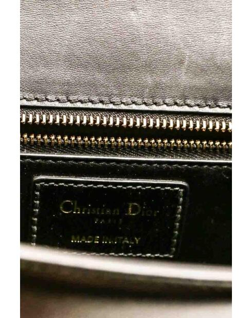 Borsa a tracolla in pelle nera - 25x8x19 cm - Buone condizioni