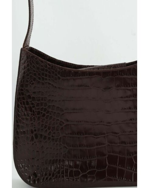 Braune Lacklederhandtasche - 26x19x5 cm - Sehr guter Zustand