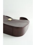 Braune Lacklederhandtasche - 26x19x5 cm - Sehr guter Zustand