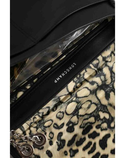 Borsa a tracolla in pelle nera - 30x7,5x29 cm - Ottime condizioni