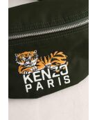 Heuptasje van groene stof -32x6x20 cm - Zeer goede staat