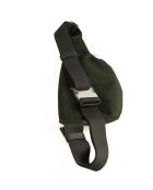 Heuptasje van groene stof -32x6x20 cm - Zeer goede staat