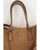 Schultertasche aus Kamelleder - 33x18x26 cm - Guter Zustand