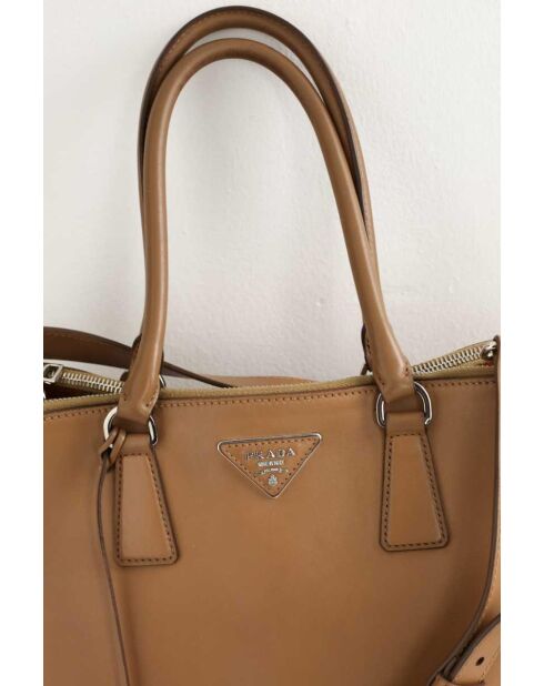 Schultertasche aus Kamelleder - 33x18x26 cm - Guter Zustand