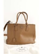 Schultertasche aus Kamelleder - 33x18x26 cm - Guter Zustand