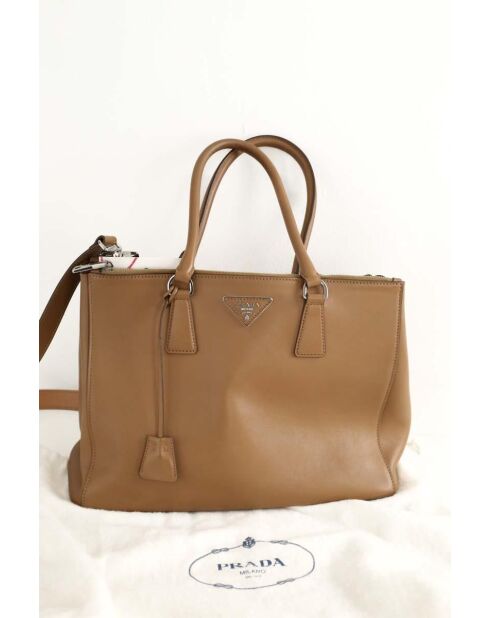 Schultertasche aus Kamelleder - 33x18x26 cm - Guter Zustand