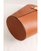 Mini sac en cuir marron - 22x14x23 cm - Très bon état