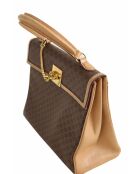 Braune Lederhandtasche - 27x13x23 cm - Guter Zustand