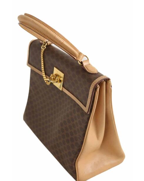 Braune Lederhandtasche - 27x13x23 cm - Guter Zustand