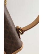 Braune Lederhandtasche - 27x13x23 cm - Guter Zustand