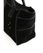 Bolsa de gamuza negra - 40x10x30 cm - En buen estado