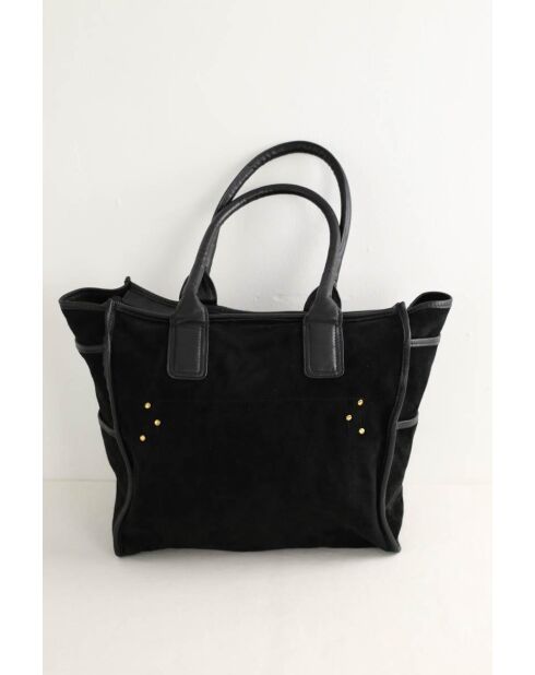 Bolsa de gamuza negra - 40x10x30 cm - En buen estado