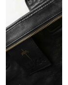 Bolsa de gamuza negra - 40x10x30 cm - En buen estado