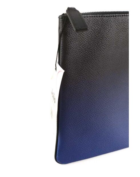 Pochette in pelle blu - 28x20 cm - Ottime condizioni