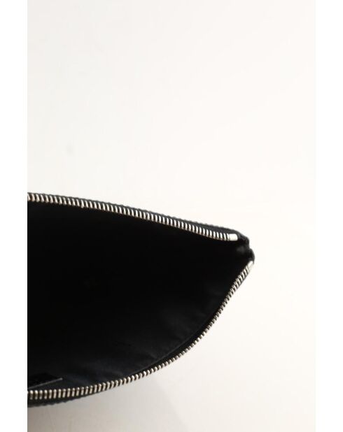 Pochette in pelle blu - 28x20 cm - Ottime condizioni