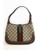 Beige/braune Lederhandtasche - 29x5x20 cm - Sehr guter Zustand